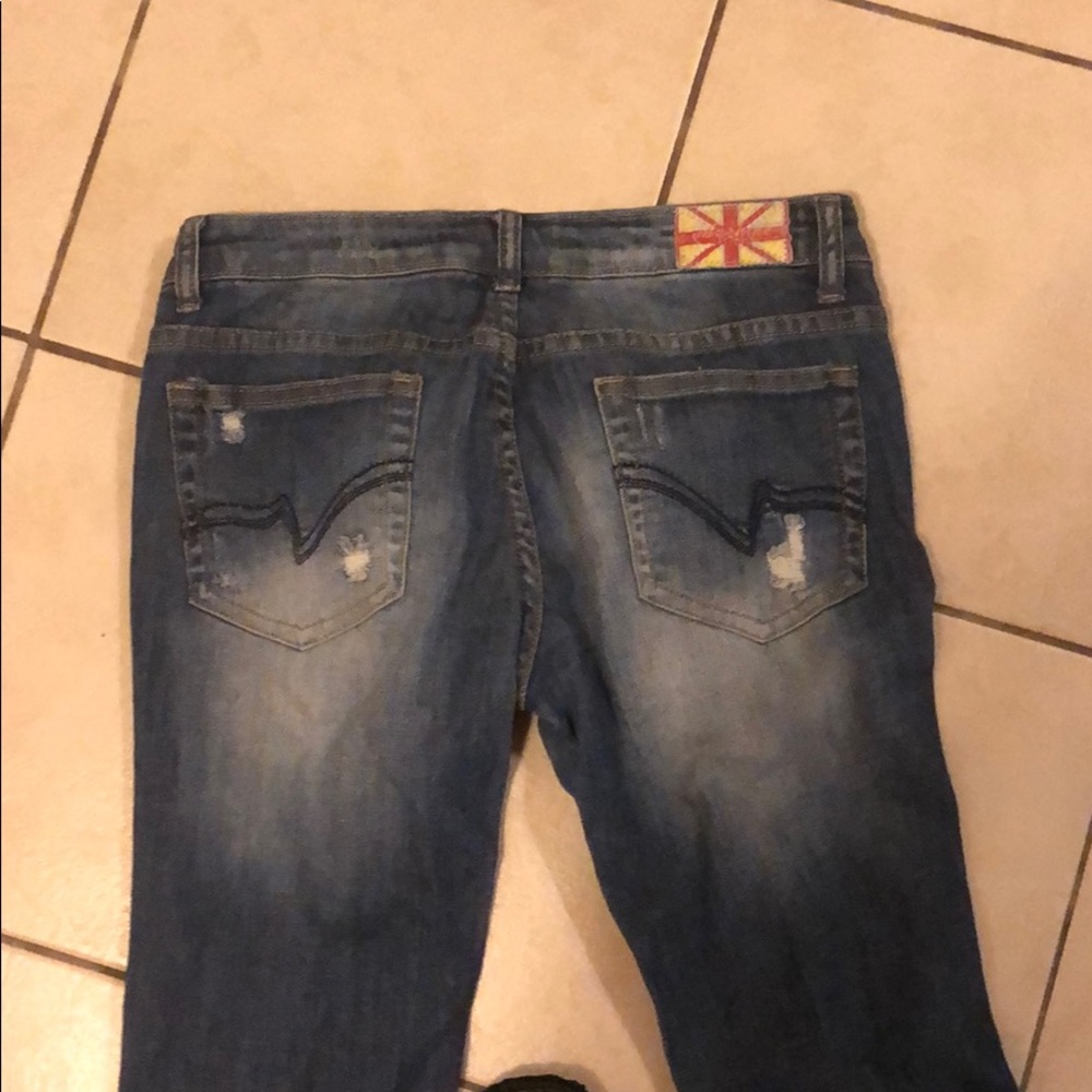 Machine Jeans Ripped Sz 5 - Picture 6 of 6